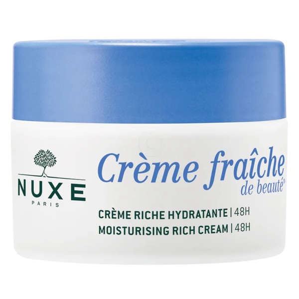 Nuxe Crème Fraîche de Beauté Moisturising Plumping Cream Rich, 48-urna bogata vlažilna učvrstitvena krema (50 ml)