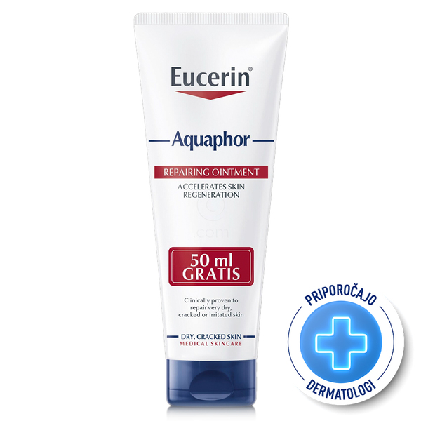 Eucerin Aquaphor, mazilo za suho in razpokano kožo (220 ml)