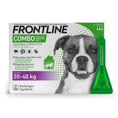 Frontline Combo Dog 268,00 mg/241,20 mg, kožni nanos za velike pse - 20 - 40 kg (3 x 2,68 ml)