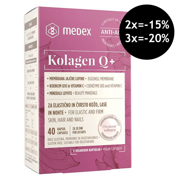 Medex, Kolagen Q+, kapsule (40 kapsul) 