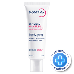 Bioderma Sensibio AR+, pomirjujoča in vlažilna nega proti rdečici (40 ml)