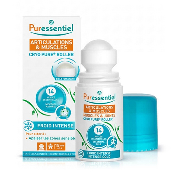 Puressentiel Muscles&Joint Cryo Pure, masažni roll-on (75 ml)