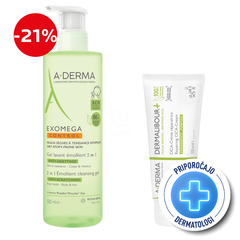 A-Derma, rutina za zimsko nego kože dojenčka (500 ml + 100 ml)