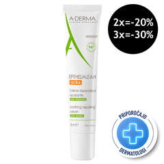 A-Derma Epitheliale A.H. Ultra, pomirjajoča in obnavljajoča krema (40 ml)