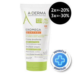 A-Derma Exomega Control, emolientna krema (50 ml)